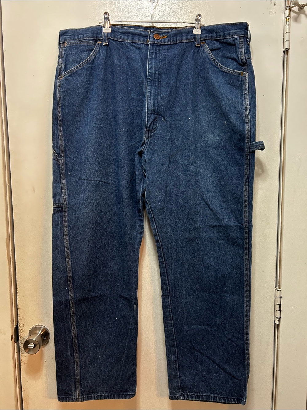 Work‎ Wear by Wrangler Relaxed Fit Men's Dark Blue Carpenter Jeans